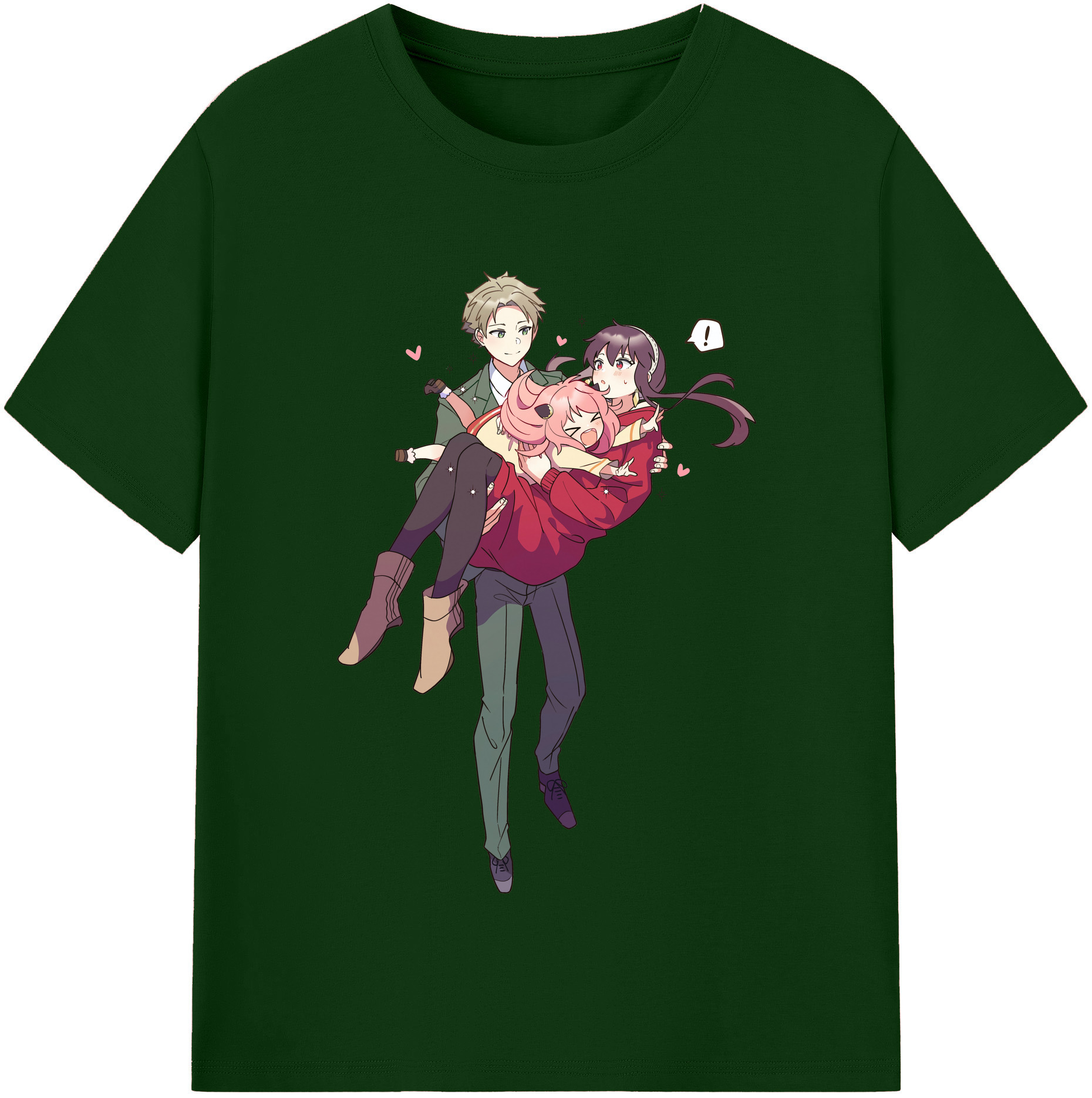 （画像用） SPY×FAMILY间谍家家酒 綿100％半袖Tシャツ（フロントプリント）